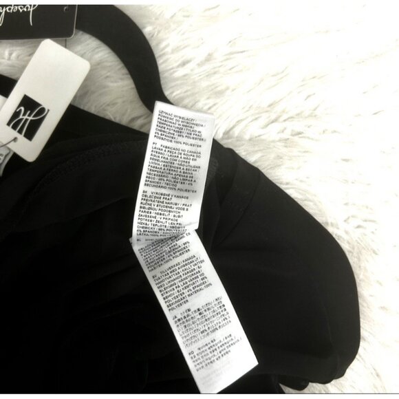 NEW JOSEPH RIBKOFF Black Motif Dolman Sleeve Shift Dress Women's Size 10 Stretch - Picture 11 of 12